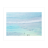 BLUE OCEAN AND CALM WAVE - Hawaii (Print Only)