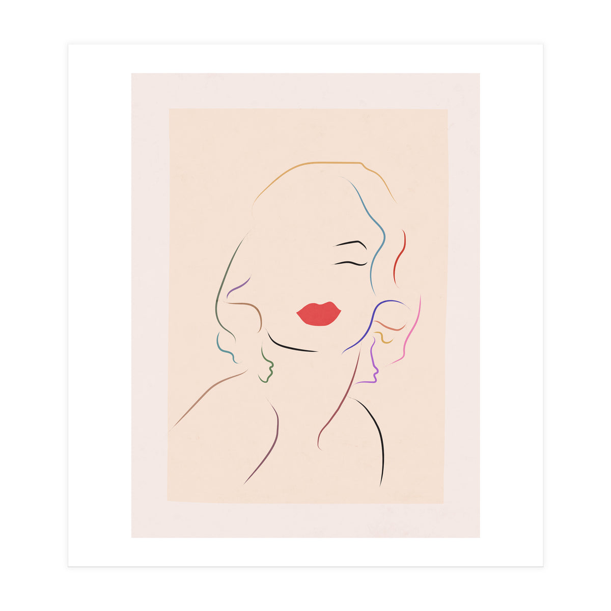 Marilyn's Kiss (Print Only)