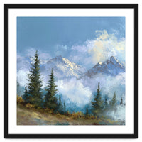 Majestic Snow-Capped Alpine Peaks
