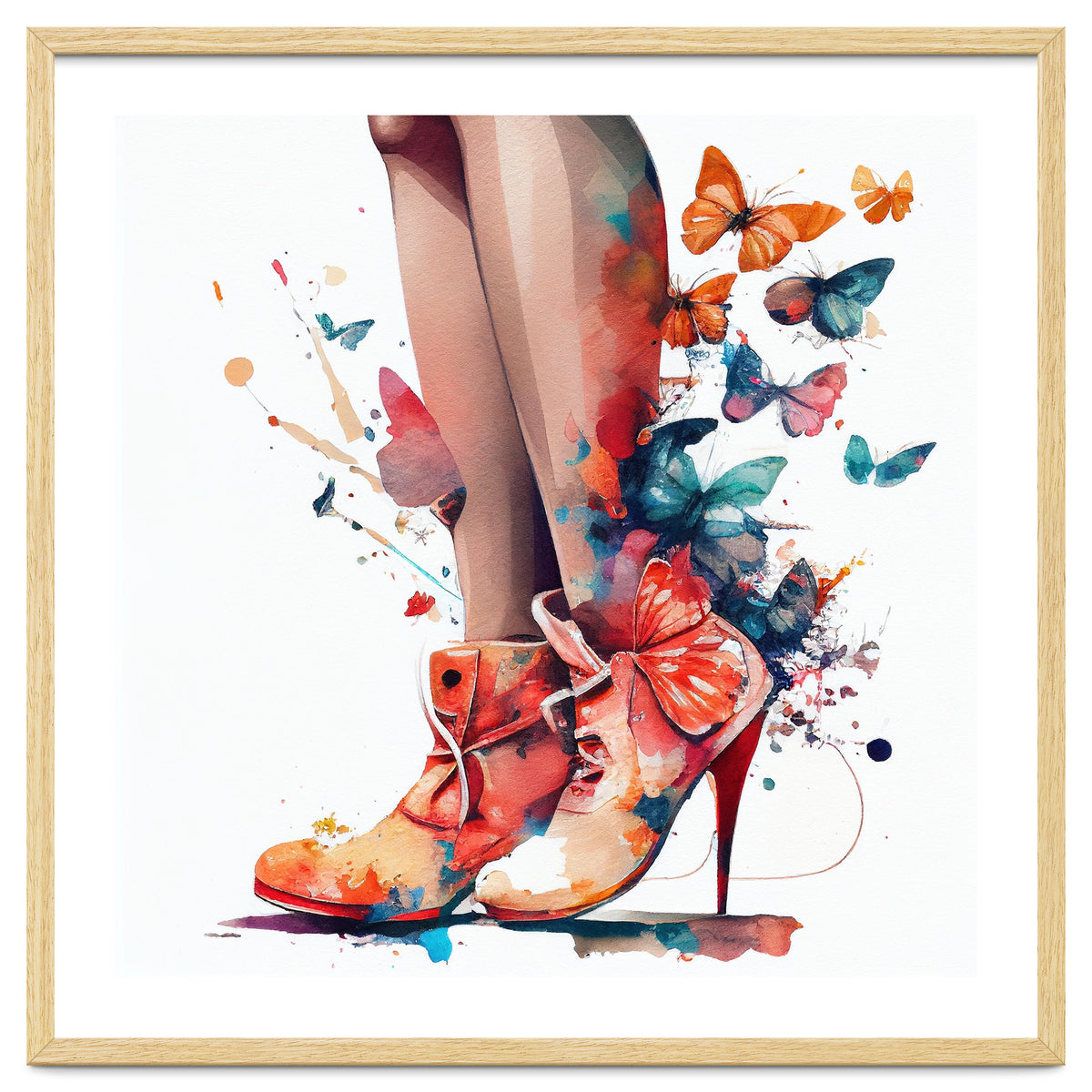 Butterfly Heels Splash
