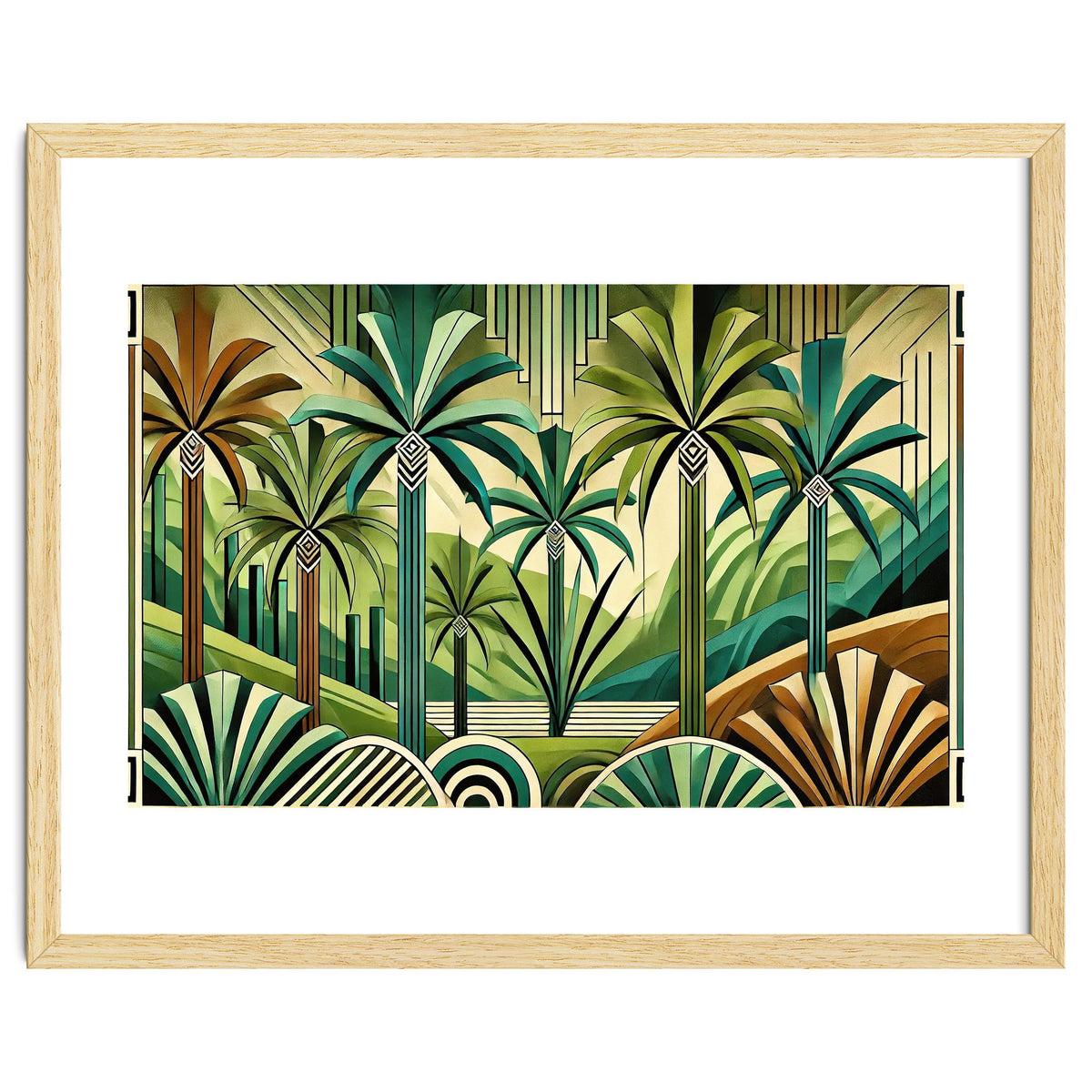 Tropical Art Deco Oasis