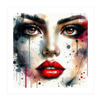 Close Up Woman Face (Print Only)