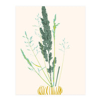 Plant based happyness Grasses 2 still life (Print Only)