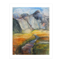 Yosemite Mountain Cliffs (Print Only)