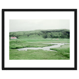 Pond and house in the middle of nowhere - Iceland thumbnail