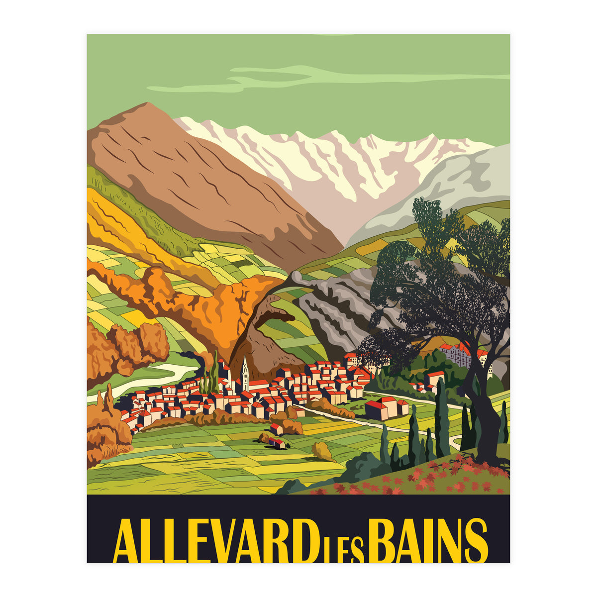Allevard, Les Bains, France (Print Only)