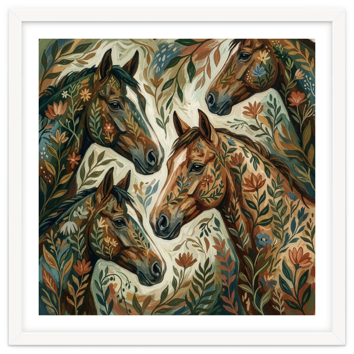 Wild Horses In Bloom