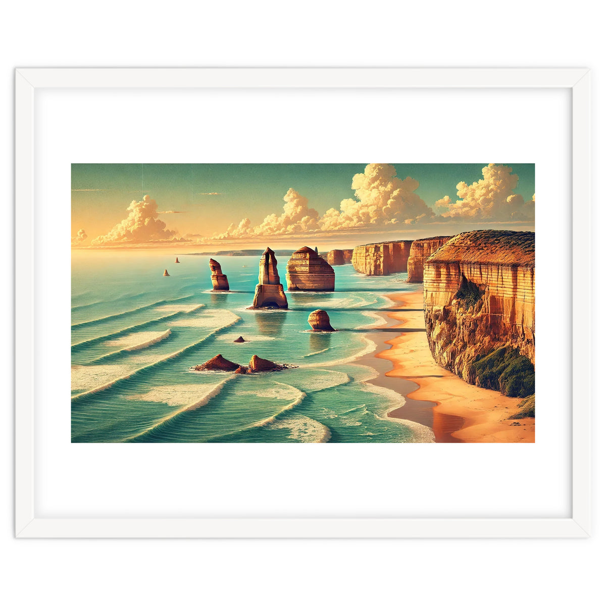 Vintage Australia, Great Ocean Road Poster