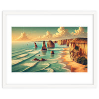 Vintage Australia, Great Ocean Road Poster