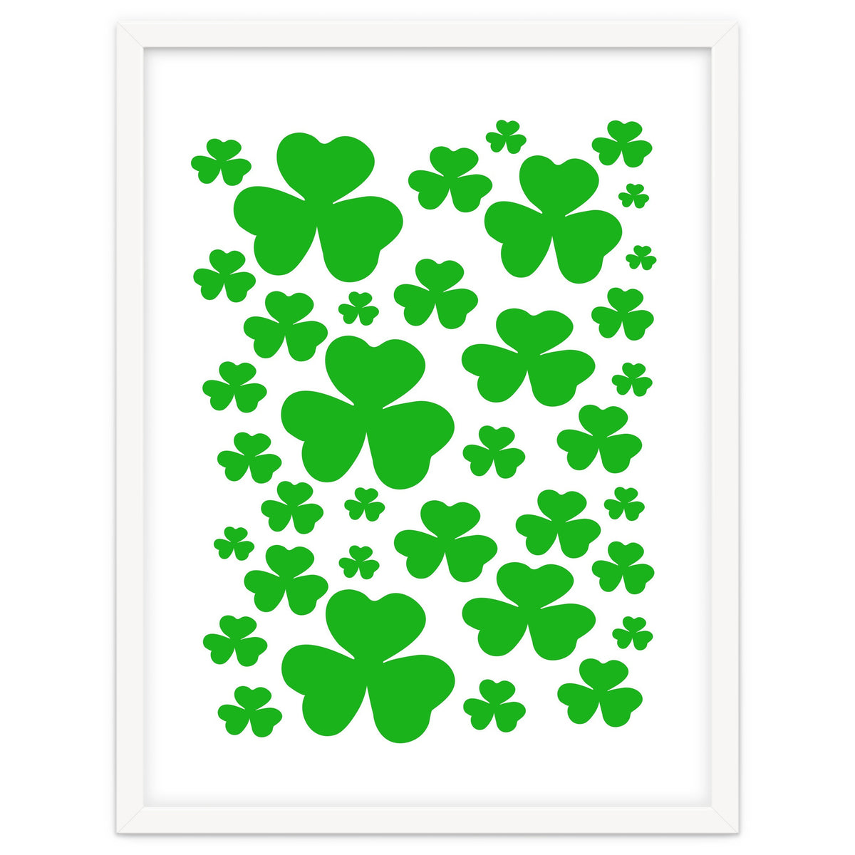 Lucky leaf clovers