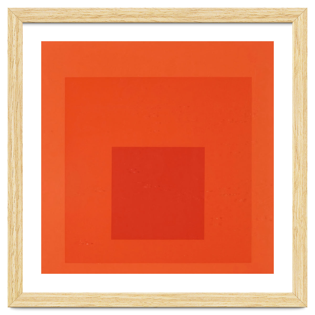 JOSEF ALBERS - HOMAGE TO THE SQUARE RED