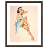 Beautiful Pinup Woman Posing In Ballerina Costume thumbnail