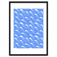 Swimming dolphins