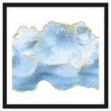 Blue & Gold Glitter Agate Texture 05 thumbnail