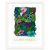 La Botanique, Botanical Garden, Colorful Jungle Print, Boho FLower Market