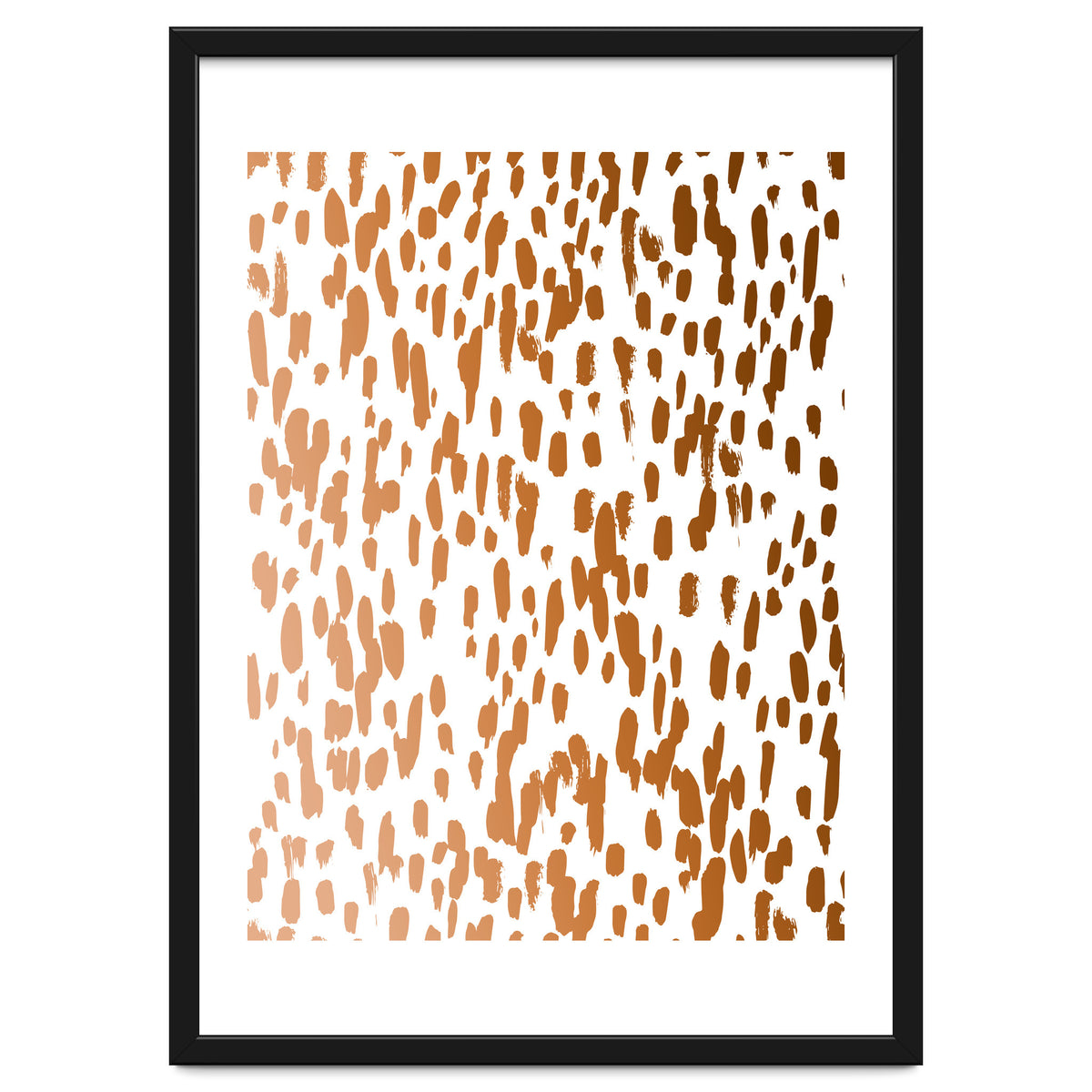 Copper Brushstrokes #society6 #decor #interiors