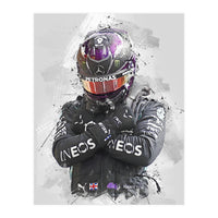 Lewis Hamilton F1 (Print Only)