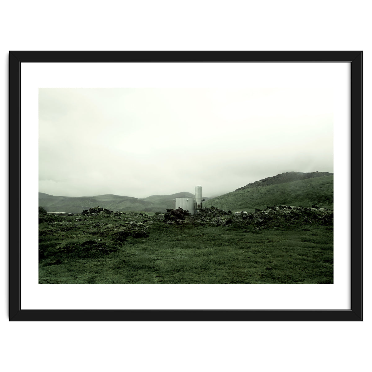 Tank in the grassland - Iceland