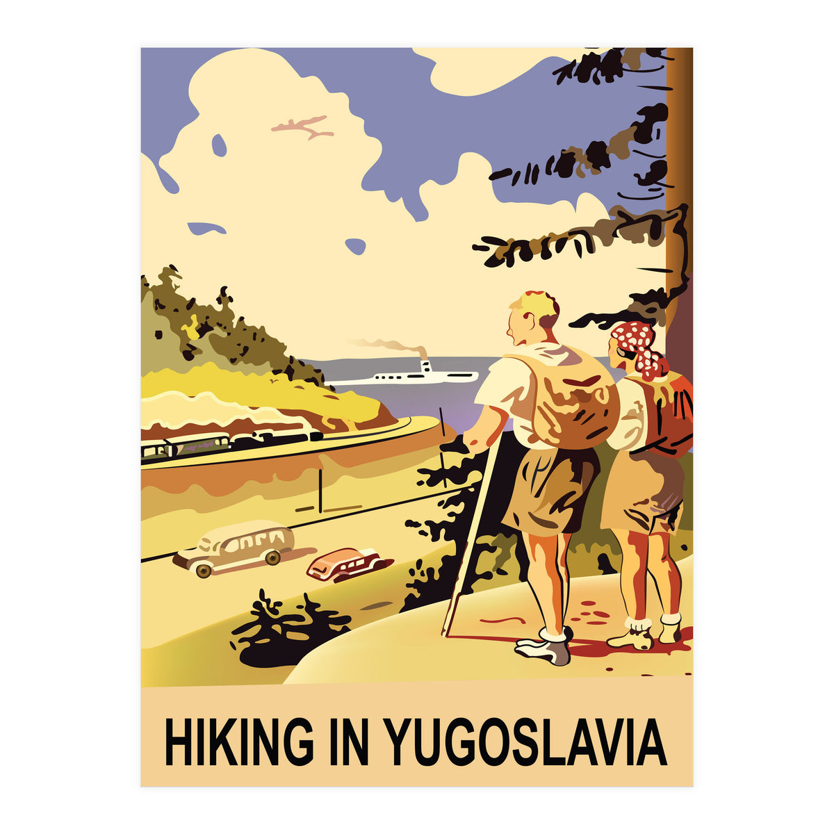 Hiking In Yugoslavia (Print Only)