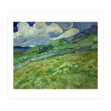 VINCENT VAN GOGH: Landscape from Saint-Rémy. Date/Period: 1889. Painting. Oil on canvas. (Print Only) thumbnail