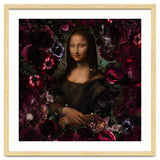 Mona Lisa And Dark Flowers thumbnail
