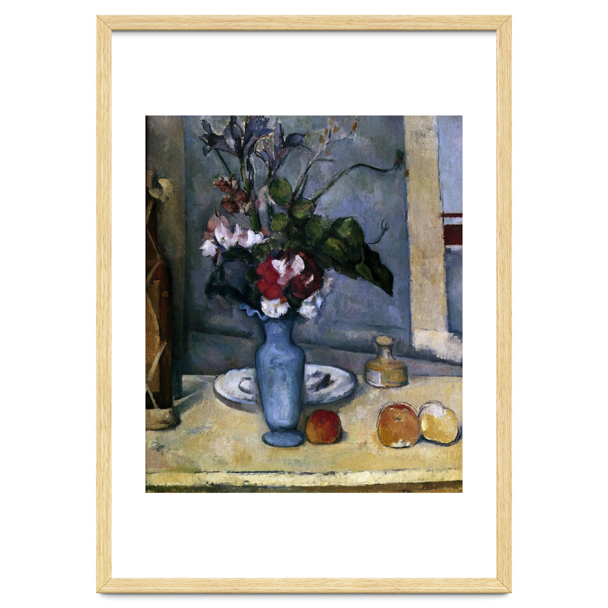The Blue Vase - 1885/87 - 62x51 cm - oil on canvas - French Post-Impressionism.