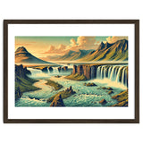 Vintage Iceland, Landscape Poster thumbnail