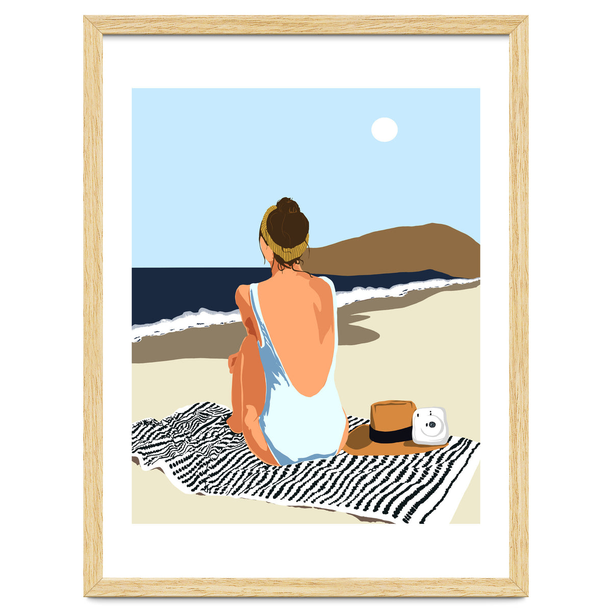 No Posting, No Liking, Just Living, Solitude Solo Woman Travel, Boss Lady Beach Ocean Sea, Summer Tan Bohemian