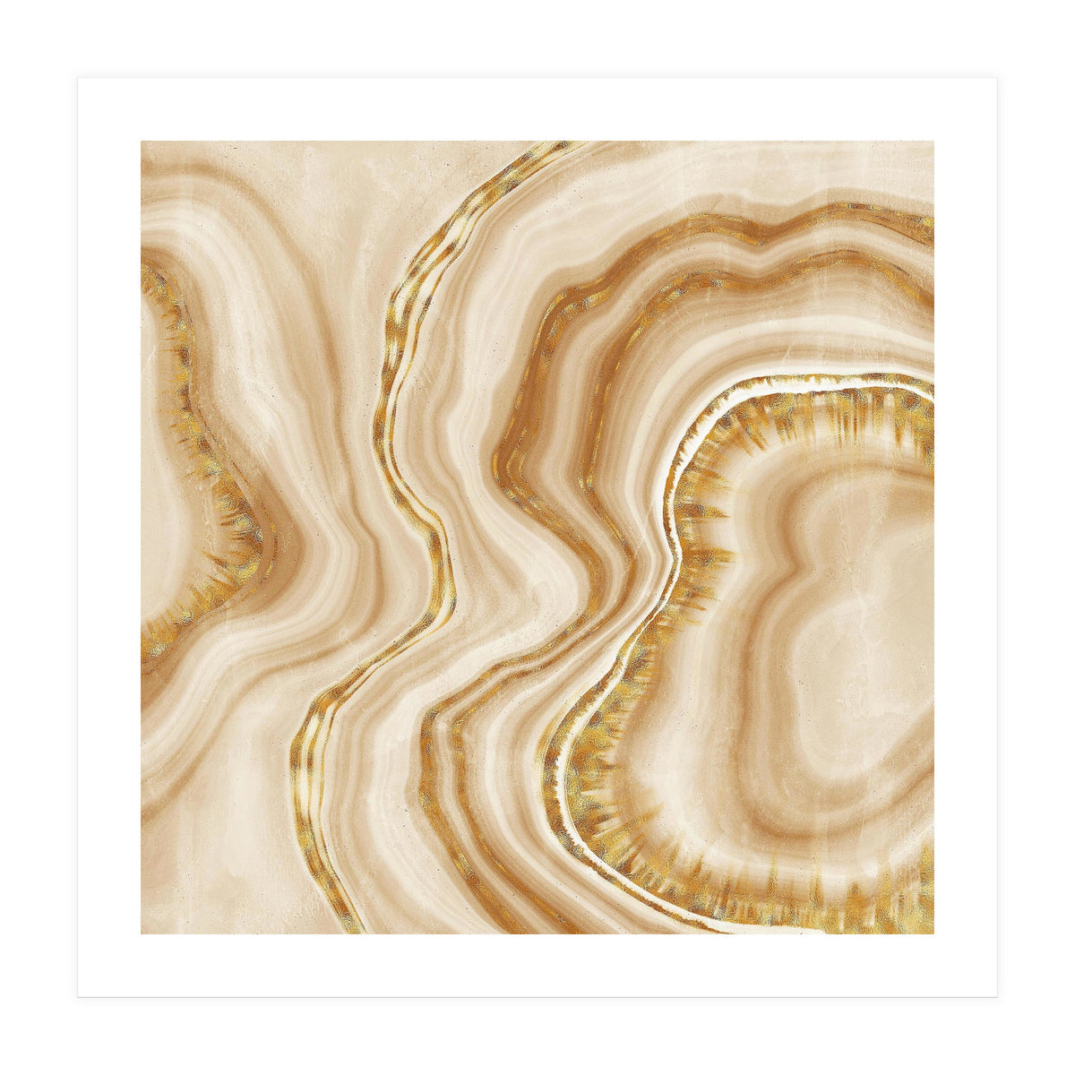 Golden Agate Texture 03 (Print Only)