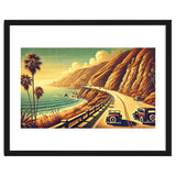 Vintage Coastal Road Journey Poster thumbnail