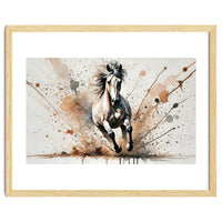 Galloping Horse Front View