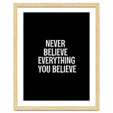 Never believe everything you believe thumbnail