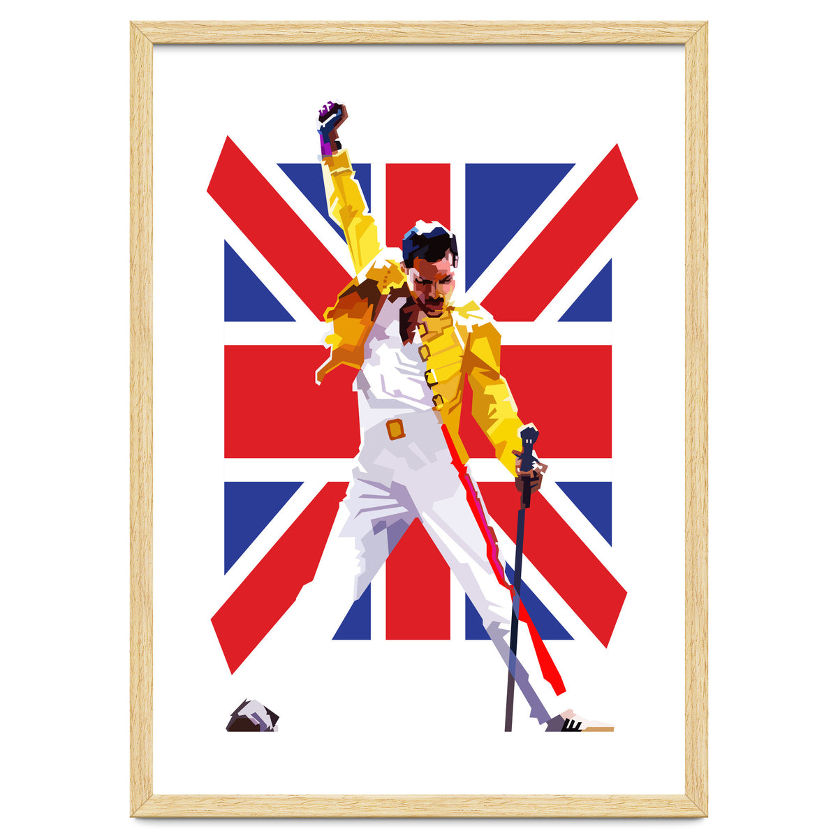 Pop Art Freddie Mercury Icon Rock Music (Print Only) Art