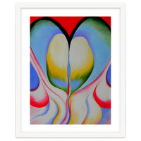 Georgia O’Keeffe – Series 1, No. 8 (1918) | Expressive Abstract Watercolor of Organic Rhythm and Modernist Form