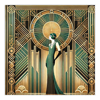 Opulent Elegance A Tribute To Art Deco (Print Only)