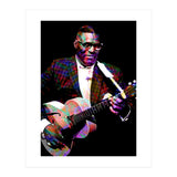 Howlin Wolf American Blues Guitarist Colorful (Print Only) thumbnail