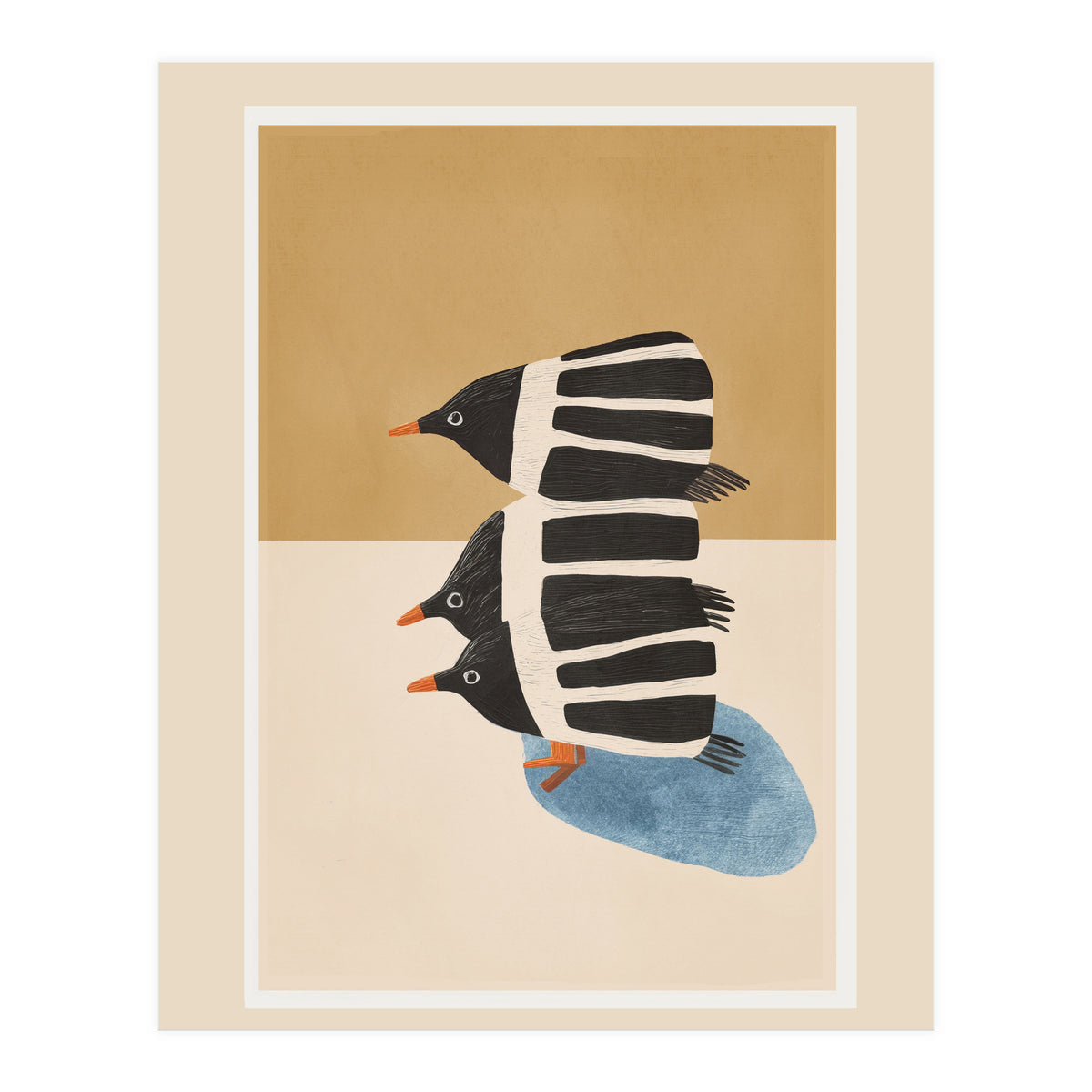 Minimal Penguin Stack (Print Only)