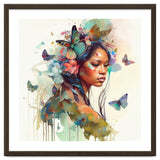 Floral Native Warrior Woman Butterfly Dance thumbnail
