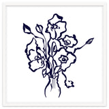 flowers line art thumbnail