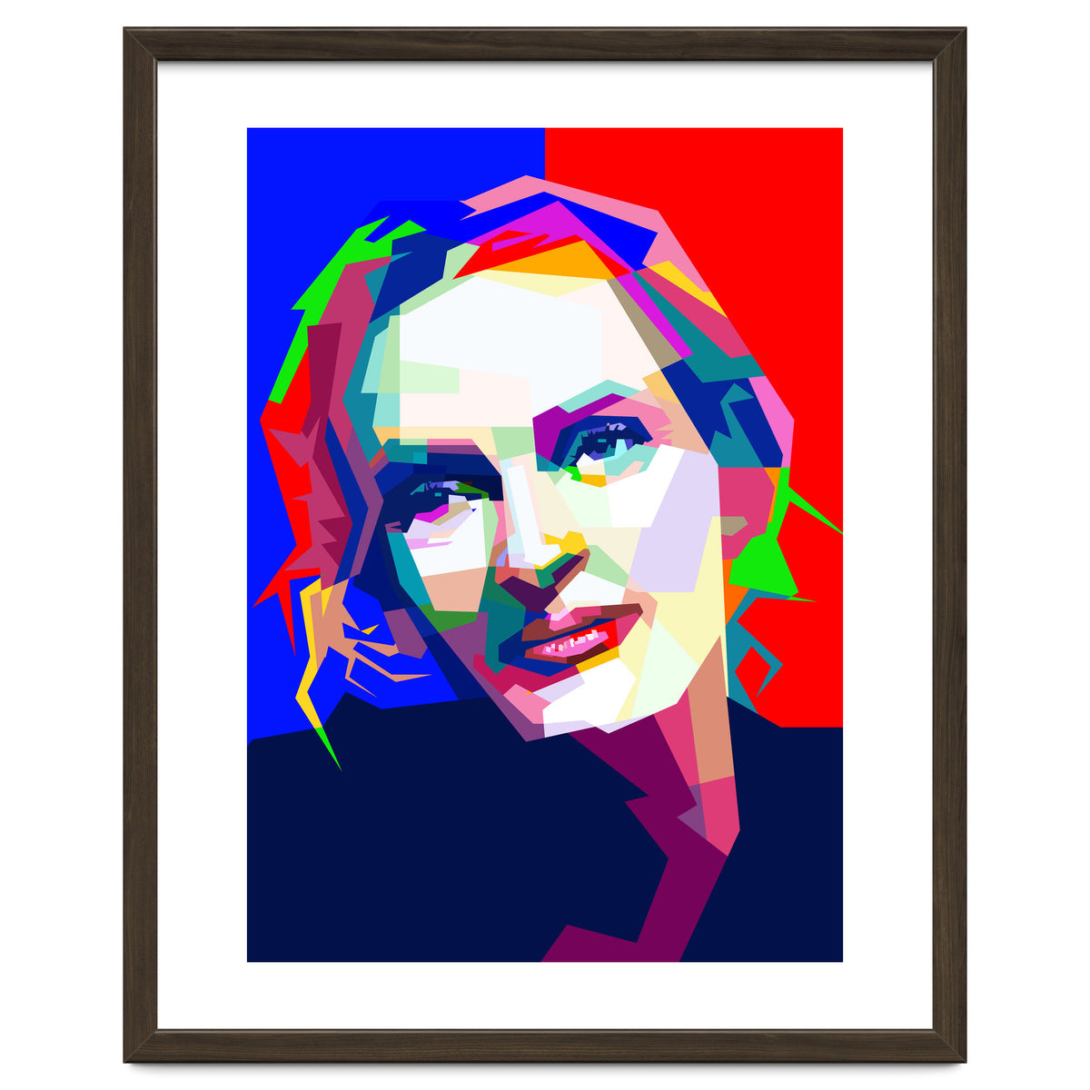 Uma Thurman Kill Bill Pop Art WPAP