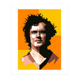 Retro Franz Beckenbauer Football  (Print Only) thumbnail