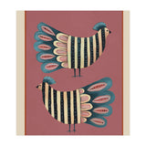 Striped Bird Pair I (Print Only) thumbnail