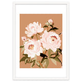 Blush Peony Painting, Floral Wall Art, Neutral Flower Print, Peony Art thumbnail