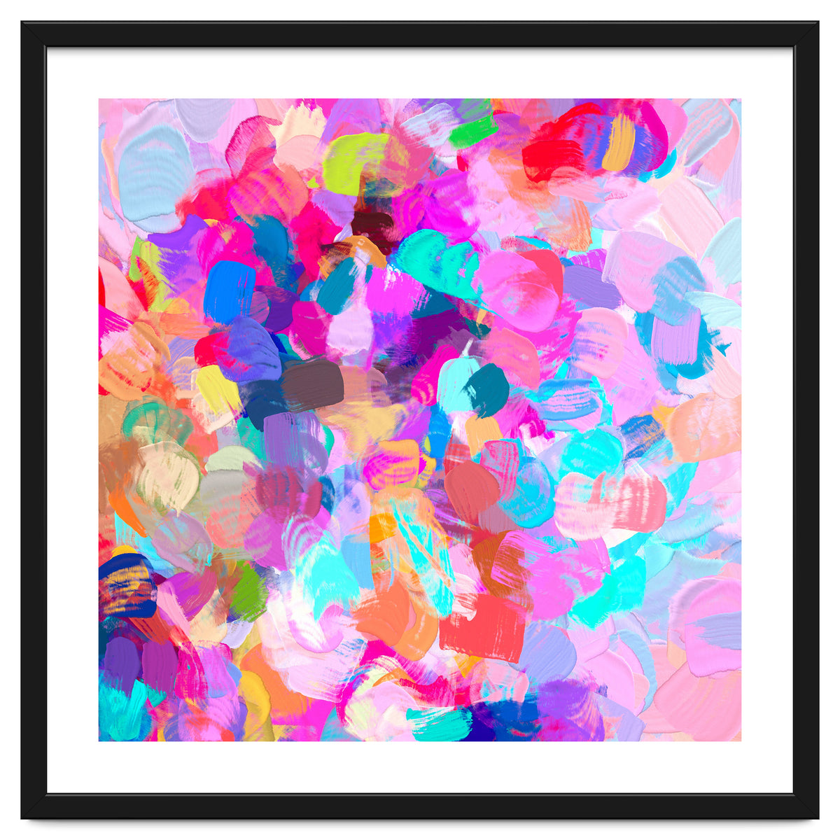 Candy Shop | Abstract Modern Bohemian Eclectic Colorful Painting | Pop of color Contemporary