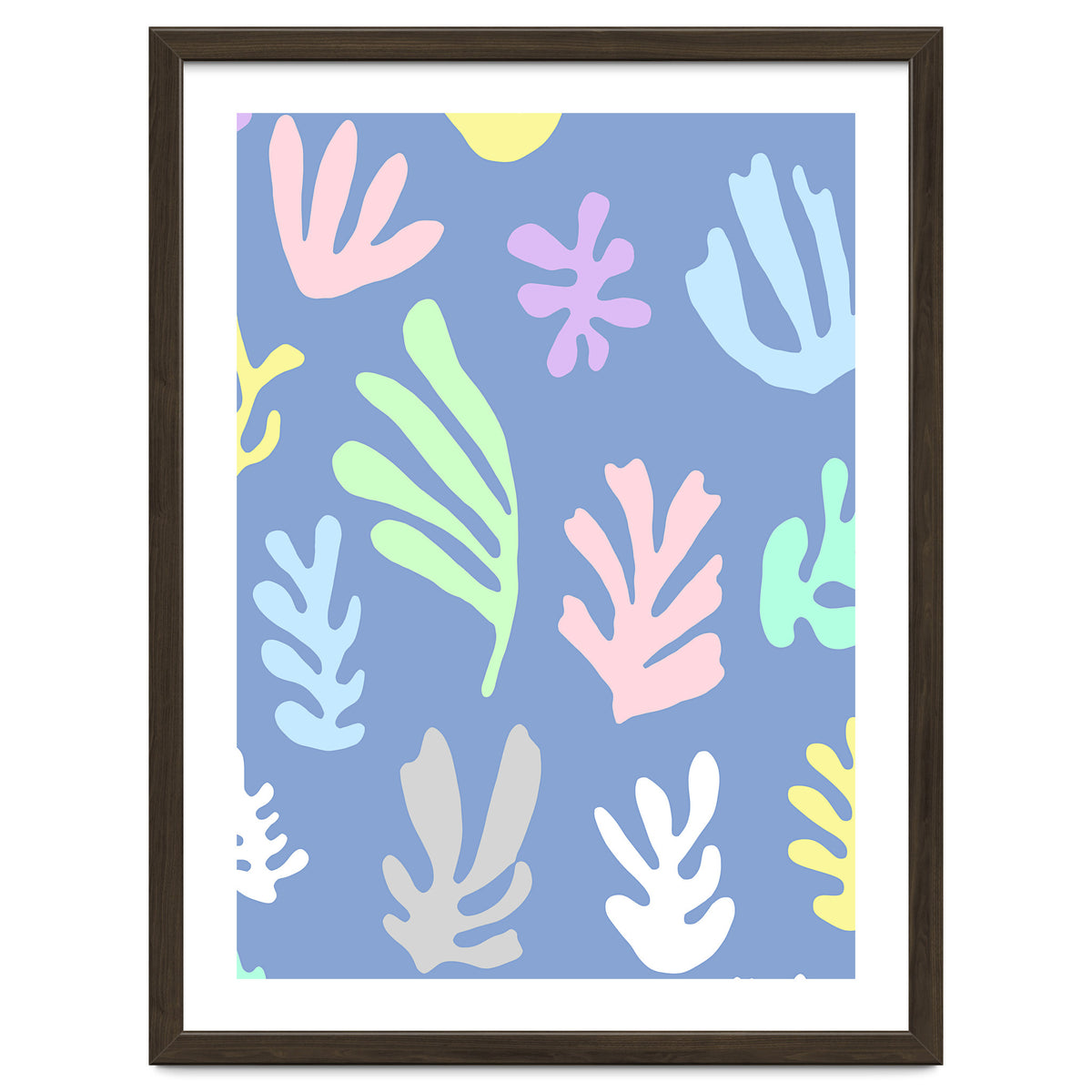 Matisse Colorful Leaves Blue
