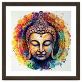 Rainbow Mandala Buddha Portrait thumbnail