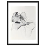 Abstract Black And White Flowing Lines Art thumbnail