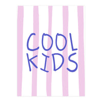 Cool Kids Club, Fun Playful Quote Print for Kids Room and Playroom Decor (Print Only)