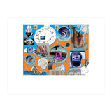 Abstract Collage 3 D Material Design Original (Print Only) thumbnail