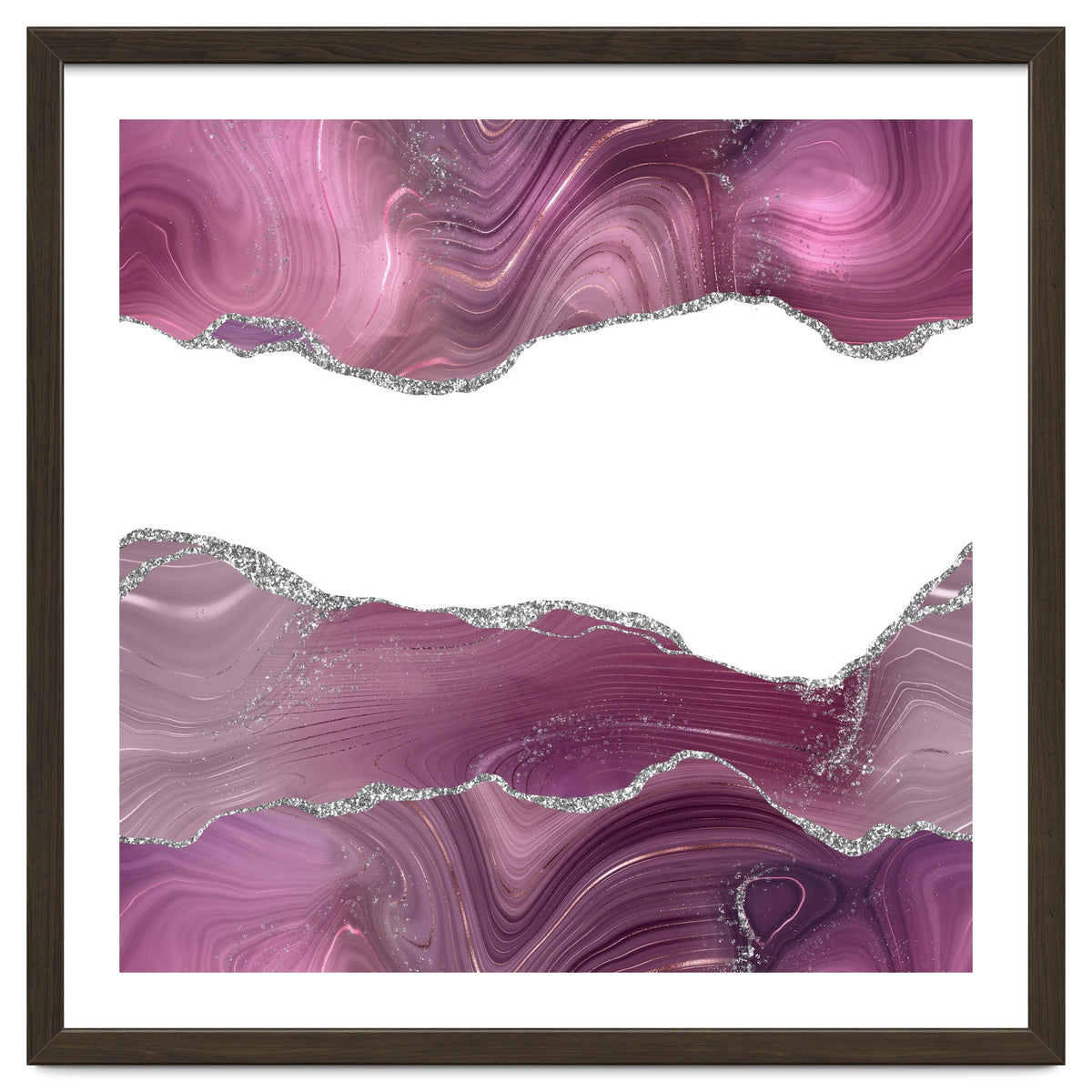 Mauve & Silver Agate Texture 08